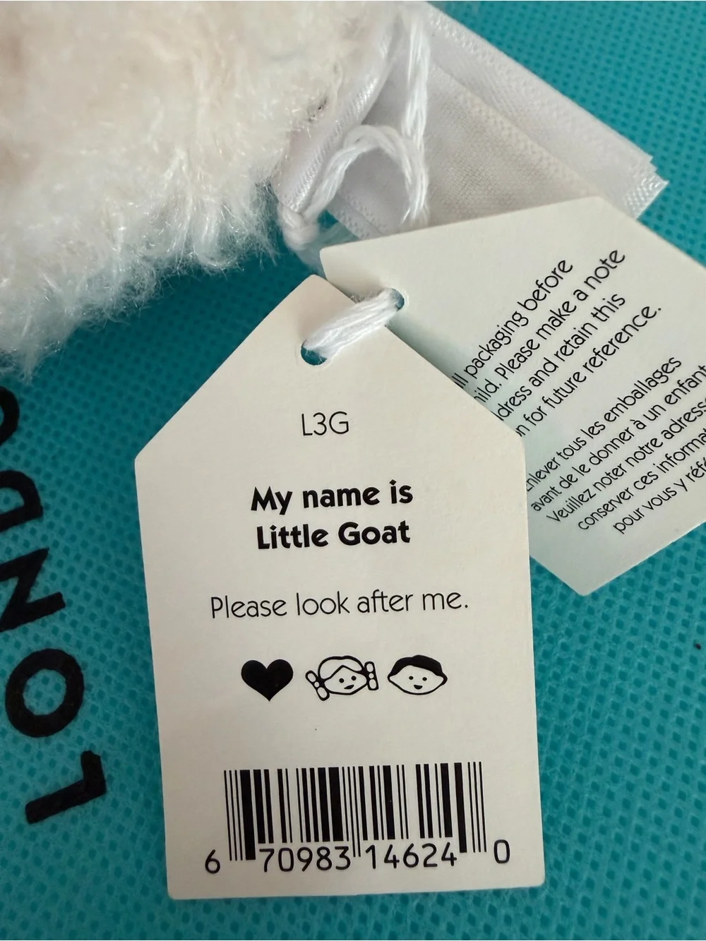 #021 Jellycat Little Goat - Authentic - NWT